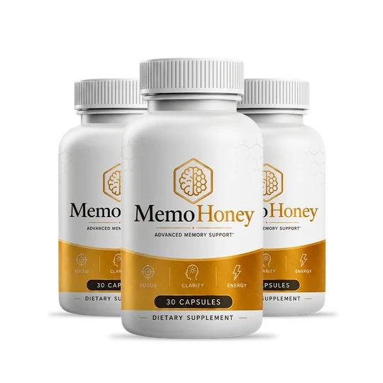 MemoHoney Capsules — Advanced Memory Support bottles